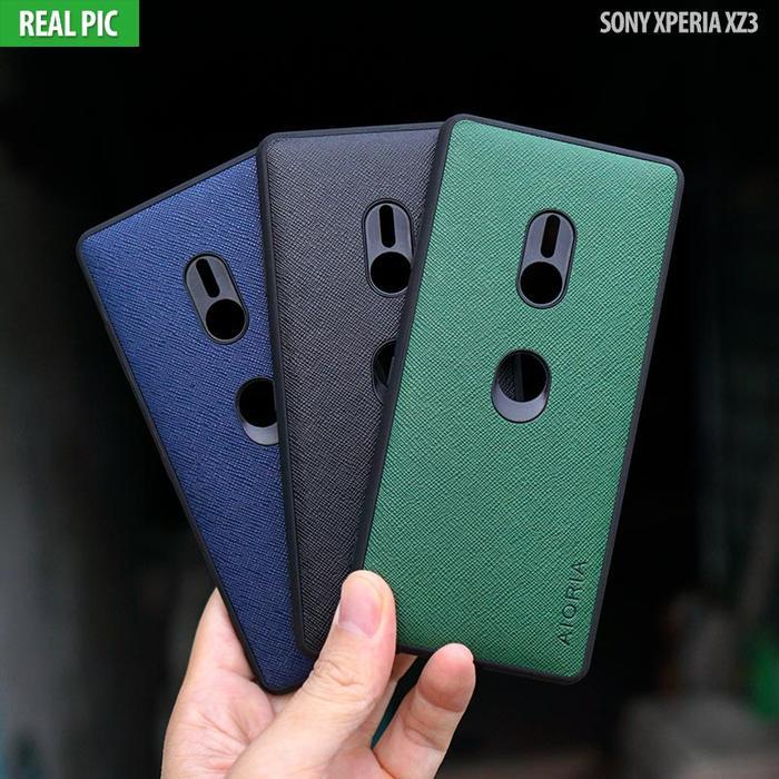 CASING SONY XPERIA XZ3 AIORIA ORIGINAL HYBRID SOFT CASE SILIKON