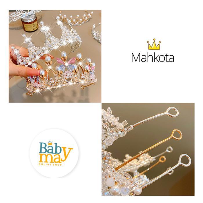 Best Seller [ Babymay ] Mahkota Premium Anak Perempuan Princess Hijab Ulang Tahun Karnaval /