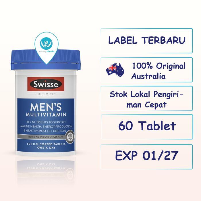 Swisse Men'S Ultivite Multivitamin 120 Tablet Untuk Pria Ready