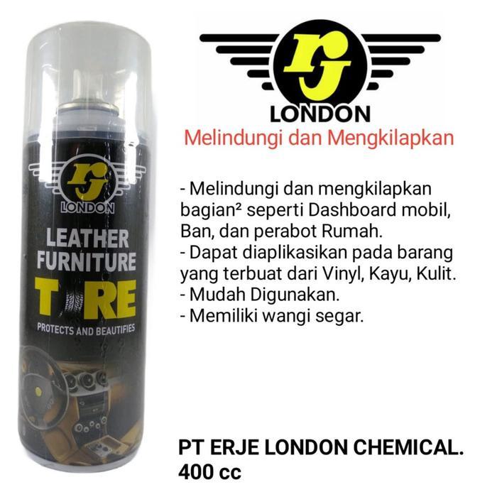 Rj London Leather Furniture Tire Detail Polished Pengkilap Dashboard