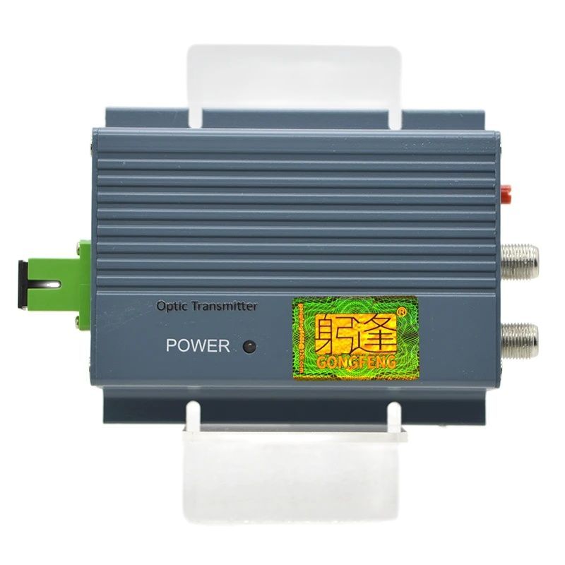 FLASH SALE    GONGFENG FTTH CATV Mini Optical Laser Transmitter 2 RF Output 10mw 47-1218MHz With AGC