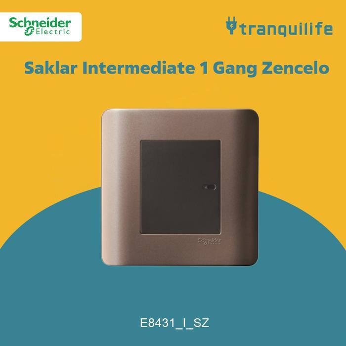 Schneider Saklar Intermediate 1 Gang Zencelo - E8431_I_SZ