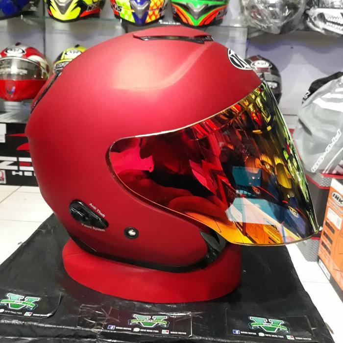 Visor Kyt Kyoto Ink Dynamic Ink Metro Venom Red Gold