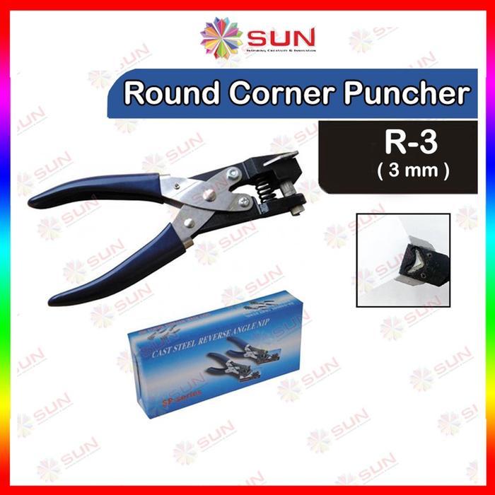 TERMURAH Tang Pelubang ID Card Pemotong Pingul Sudut Corner R3, R5, R10, 2IN1 (Oval & Lingkaran),