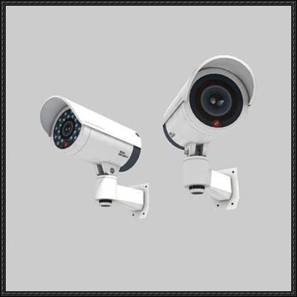 BERGARANSI DIY Papercraft diorama CCTV Security Camera (Kamera CCTV Palsu)