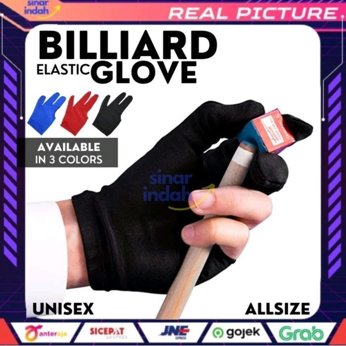 Sarung Tangan Billiar Billiard Gloves Premium Spandex Lycra