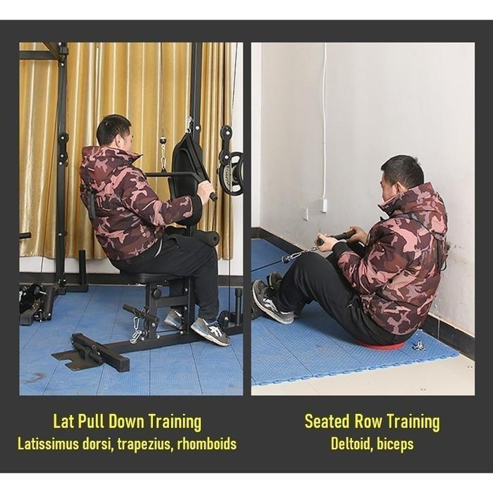 Lat Pull Down Crossover Rowing Fitness Lat Pull Down Alat Fitness Multifungsi Alat Best Seller