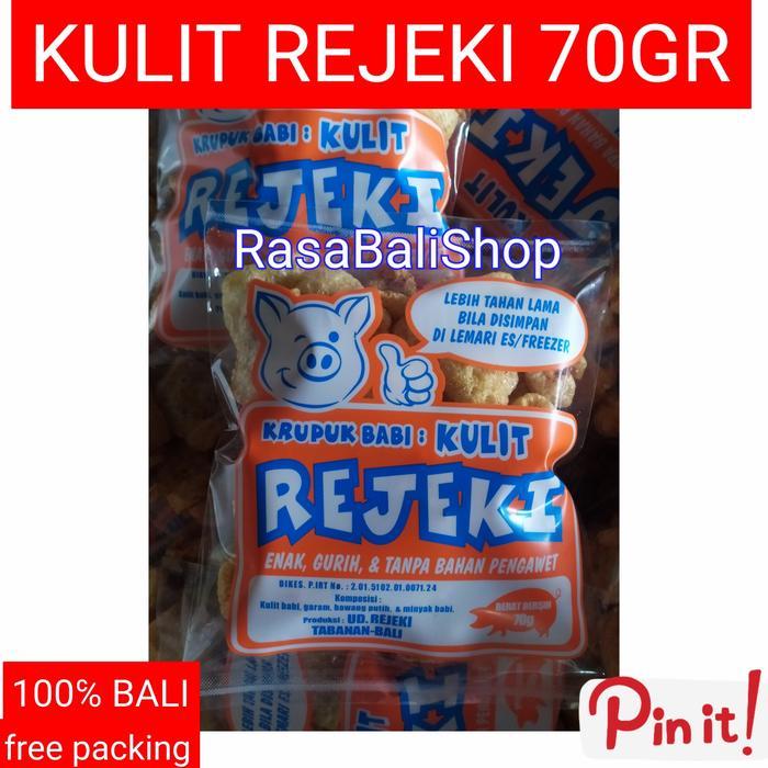 RAMBAK REJEKI 70GR, RAMBAK BABI, RAMBAK KULIT REJEKI, KERUPUK KULIT