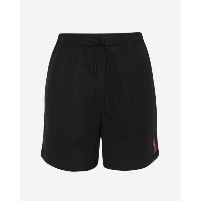 LIVERPOOL FC MENS BLACK SWIM BOARD SHORT - OFFICIAL LFC CELANA ORIGINAL PRIA