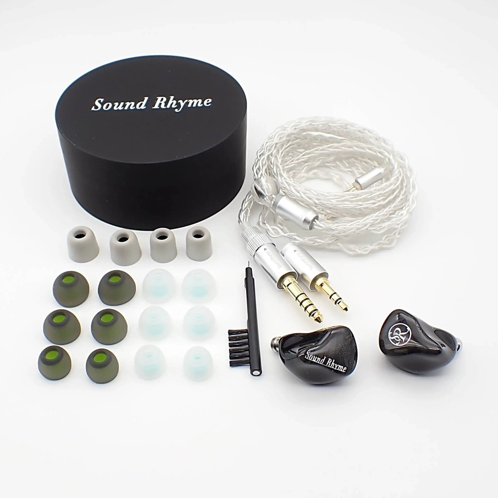 Newest Sound Rhyme SR5S HI-FI Earphones 4BA+1 Dynamic Driver Hybrid Upgrade Headset Earbuds Wired