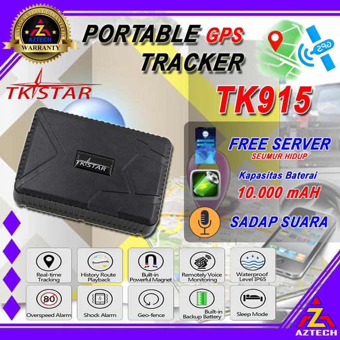 Gps Tracker Portable Tkstar Tk915 Tk 915 Mobil Motor 10000Mah Berkualitas