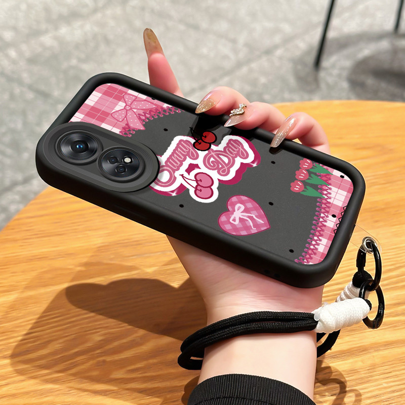 Casing Hp untuk OPPO Reno 8T 4G Case Casing cinta pola Cesing HP pelindung Softcase Silikon Kasing t