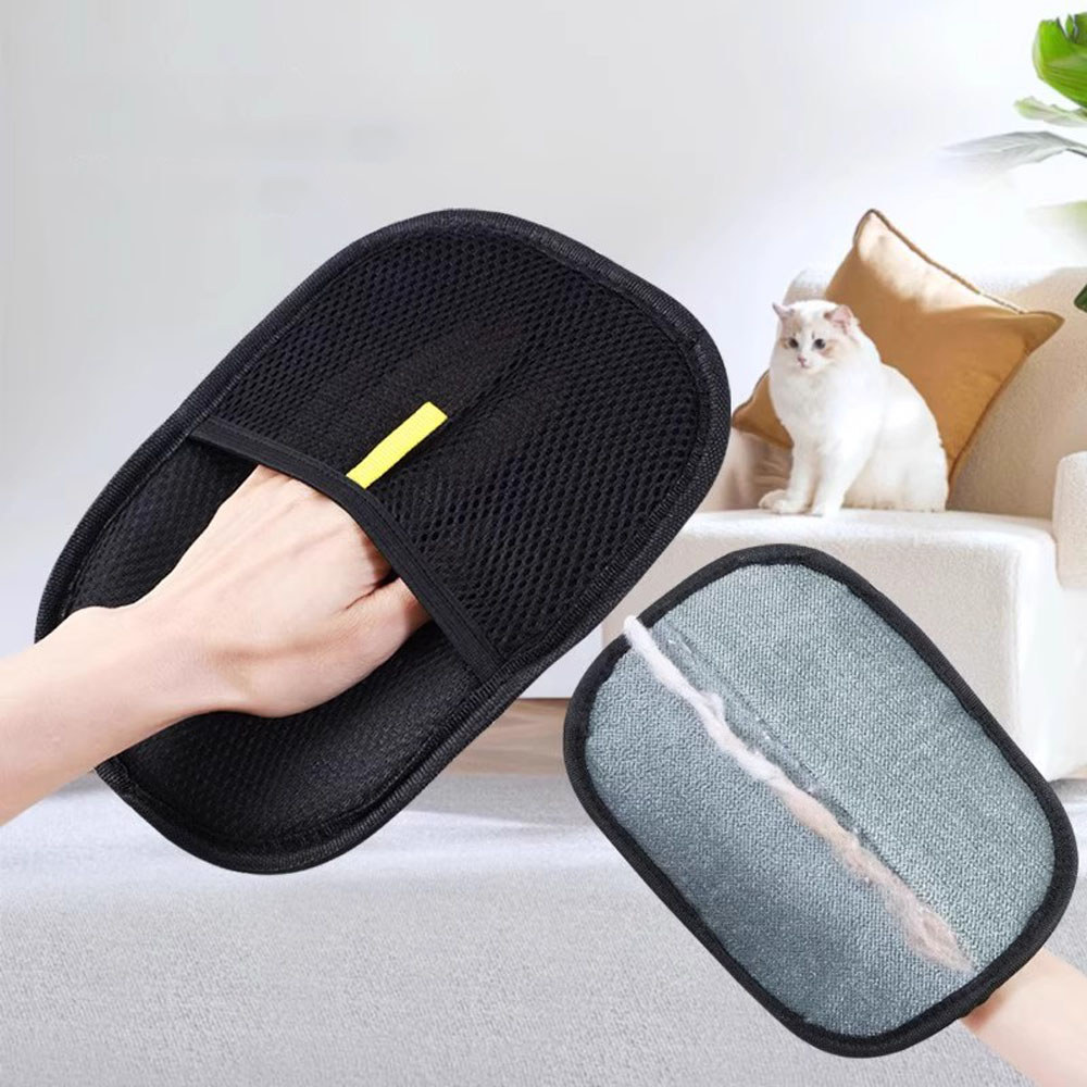 Pet Static Hair Removal Gloves Cat Hair Removal Brush Hair Scraper Cat Hair Removal Tool Hair