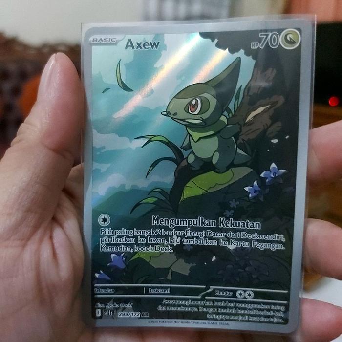 Axew AR sv11s pokemon kartu