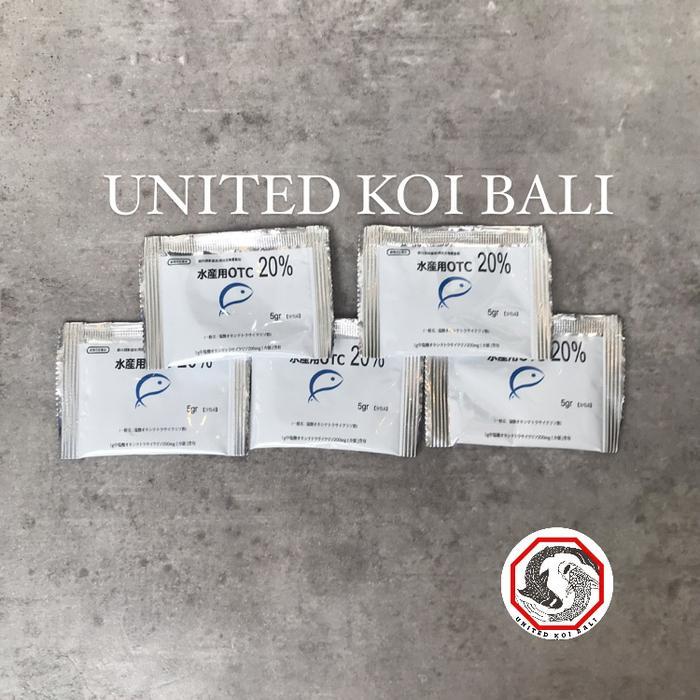 OTC 20% OBAT ANTIBIOTIK IKAN KOI