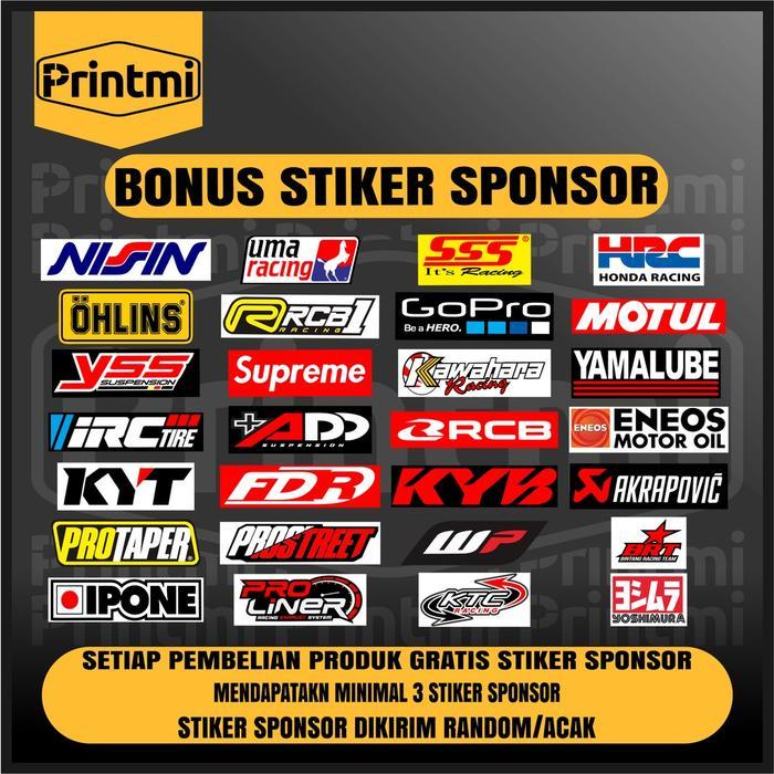 Printmi Sticker Decal Motor Beat Street Old Full Body 2016 2017 2018 2019 Stiker Doraemon Honda