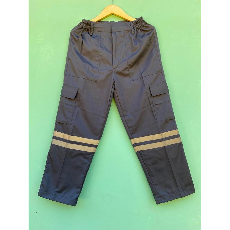 Celana Wearpack Safety Pria Kemeja Atasan Baju Kerja Mekanik Bordir Panjang - RDM1