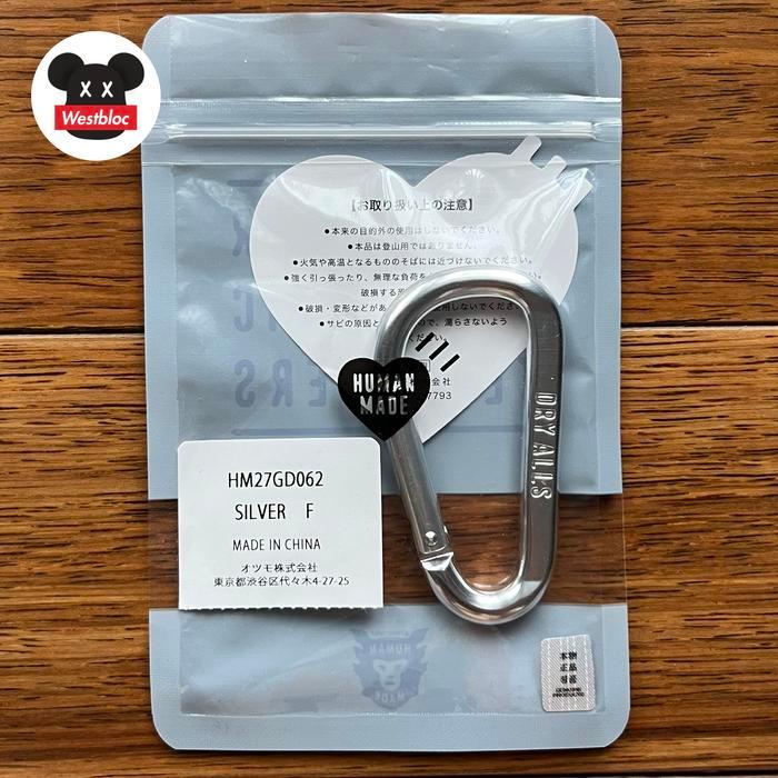 TERBARU Human Made Silver Carabiner Japan - Visvim Fragment Kith Jjjjound ALD