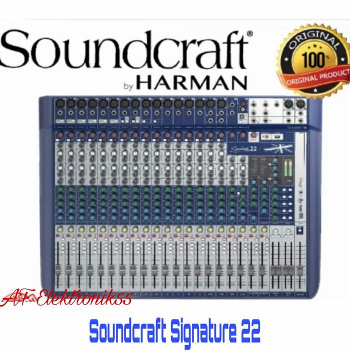Mixer Soundcraft Signature 22 Original