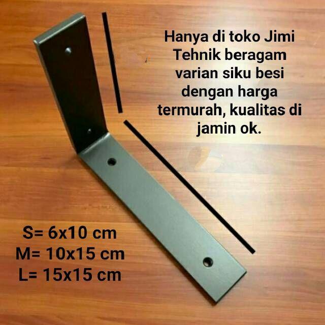 Siku Rak Dinding Rak Sepatu Gantung Rak Dapur Rak Tv Rak Besi Siku Besi Ambalan Rak Penyangga Papan