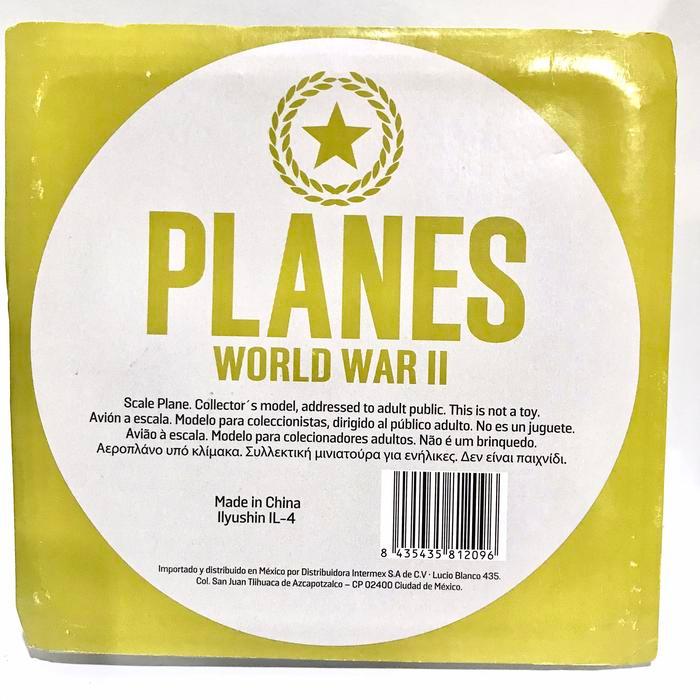 MINIATUR PESAWAT TEMPUR ILYUSHIN IL-4 1942 SKALA 1:144