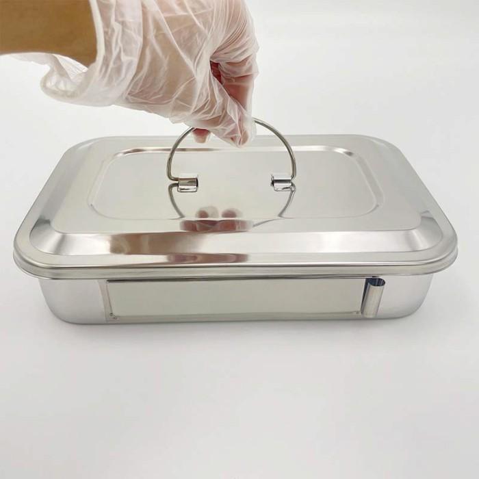 STAINLESS BAK INSTRUMEN KECIL DENTAL TRAY BAK INSTRUMEN MEDIS ALAT STERIL MEDIS UNTUK SIMPAN