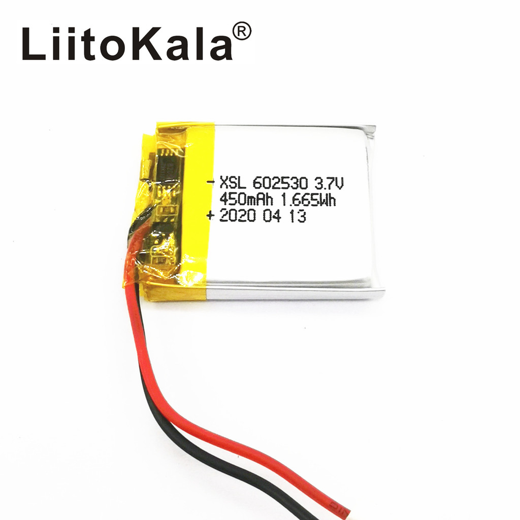 Xsl 3.7V 602530 450Mah Lithium Ion Polymer Battery 3.7V Lithium Battery For Mp4 Mp5 G P Smart Watch