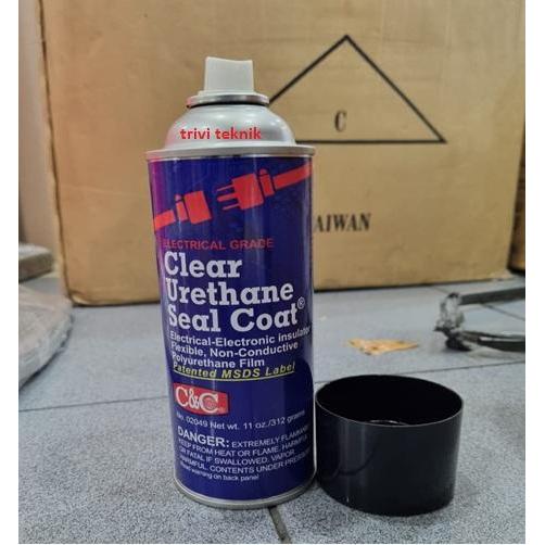 CNC CLEAR URETHANE SEAL COAT,C&C 02049 ELECTRICAL PELAPIS POLIURETAN