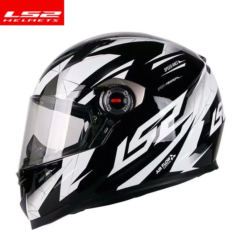 Ls2 Ff358 Motorcycle Helmet Ls2 Draze Full Face Helmet Men Women Abs Shell Motor Racing Helmet