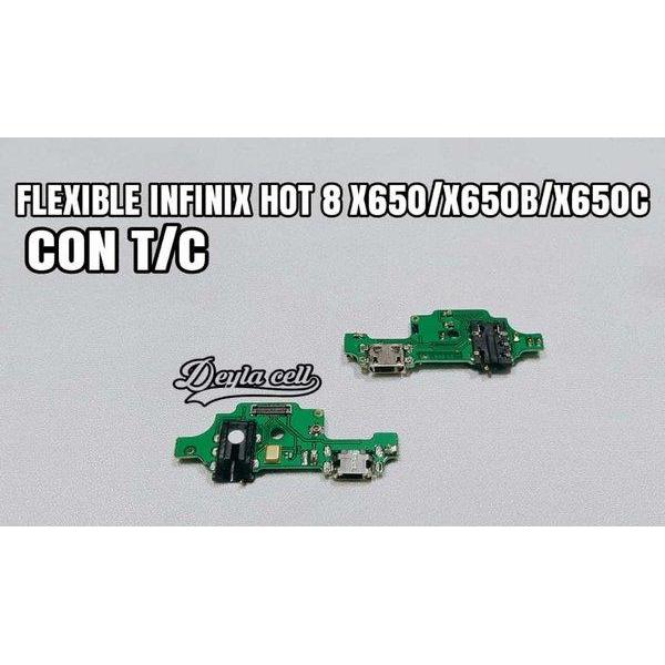 FLEXIBEL KONEKTOR CHARGER CON CAS TC INFINIX HOT 8 X650 FLEXIBLE MIC