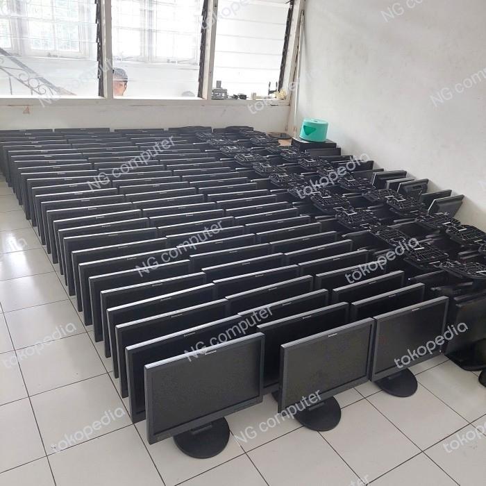OBRAL MURAH MONITOR LCD KOMPUTER 19 INCHI WIDE SCREEN MERK CAMPUR