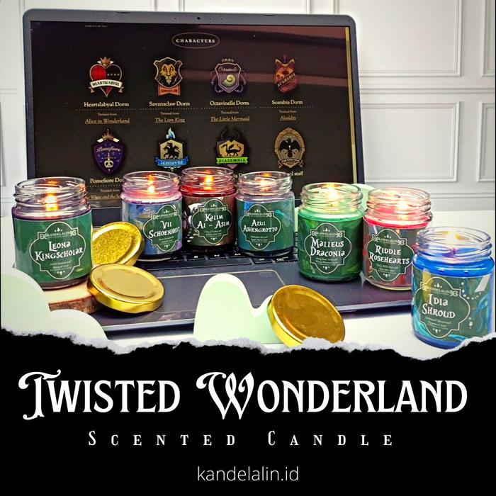 Twisted Wonderland Lilin Aromaterapi Malleus Leona Riddle Rosehearts Tbk