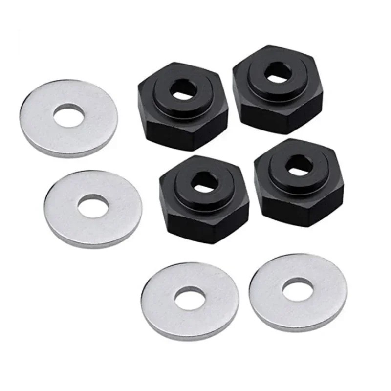 12Mm To 17Mm Wheel Adapter Dr Hub Iner Al Hex Hole 6Mm Parts For Hsp 1/10 1/8 Rc Car Buggy Monster