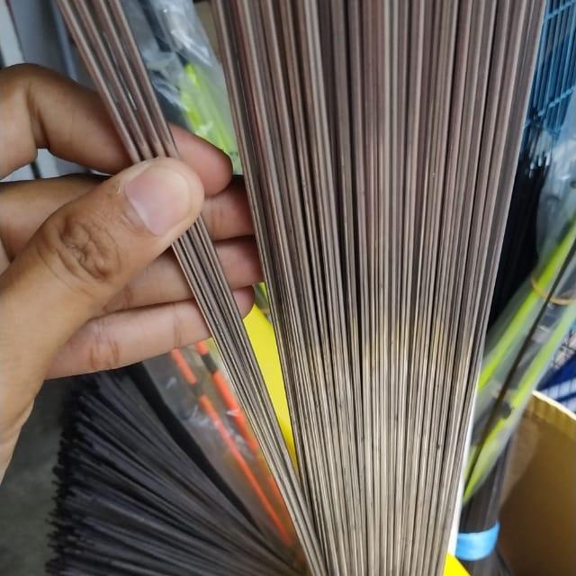 kawat las alumunium 5356 2.4 tigrod argon ecceran per batang