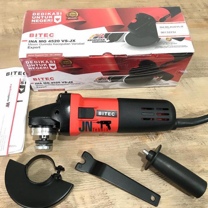 Mesin Gerinda 4 Inch Variable Speed Bitec Ina Mg 4520 Vs-Jx