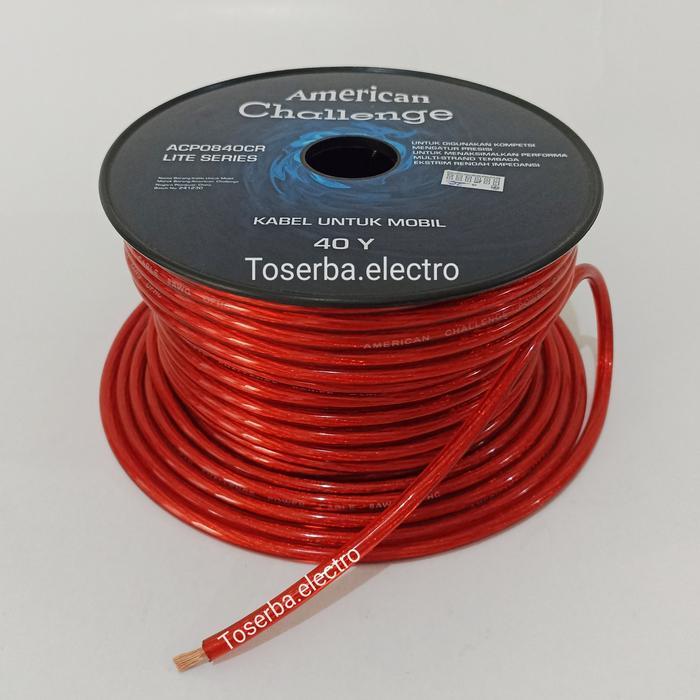 "New" Kabel 8 AWG Setrum Power Aki Ground 8awg audio mobil Jual Meteran