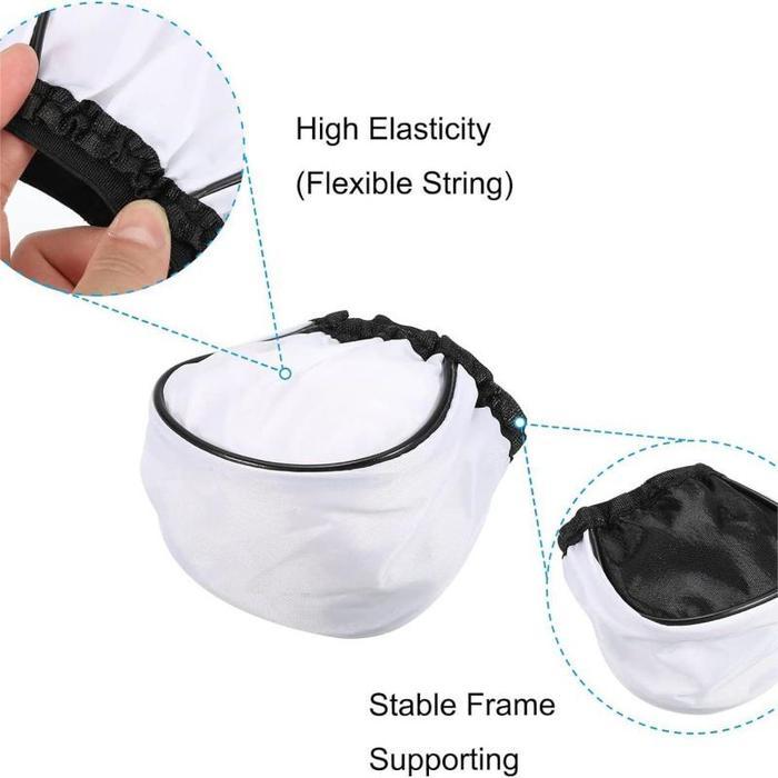 Isi 2pcs Diffuser Flash Godox Universal Soft Flash Diffuser Flash Softbox Flash Softbox Reflektor