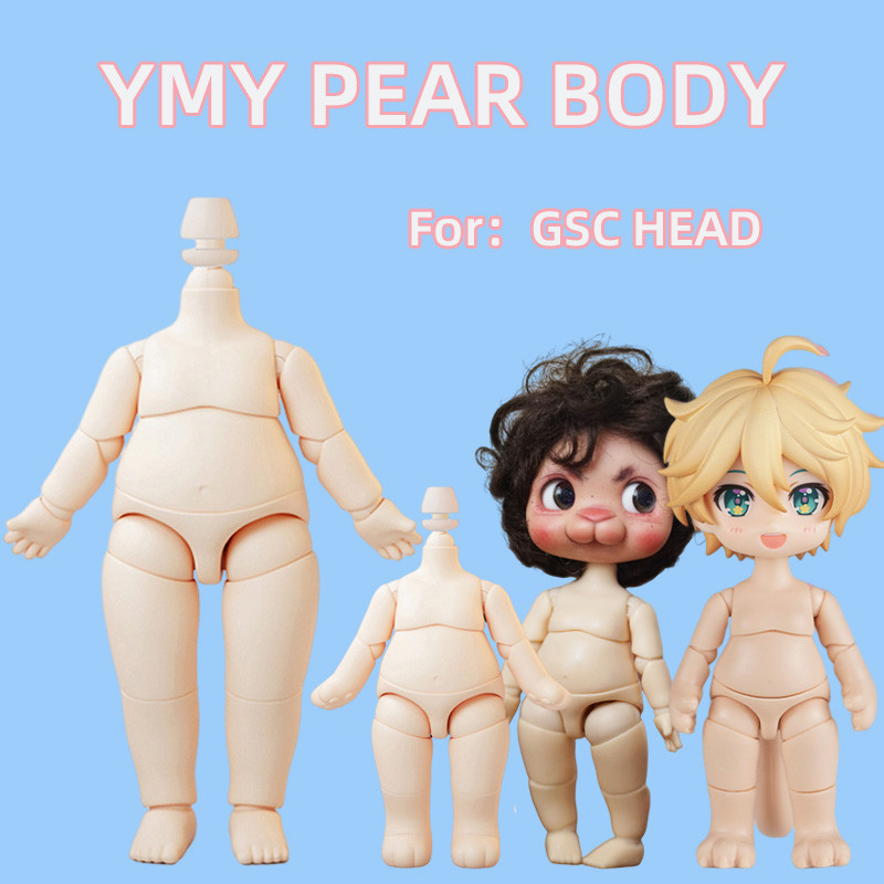 Ymy Doll Pear Body Cat Tail Doll Cat Hand 1/12Bjd Body Ob11 Animal Moveable Joint Body For Ymy, Gsc