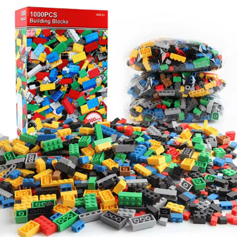 DIY Creative Building Blocks Bulk set, 300/500/1000/1500Pcs classic Blocks Brick, birthday gift