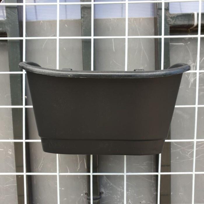 "New" POT CANTEL KOTAK TIP M PTB M Pot bunga Pot tempel Pot dinding cantol ram