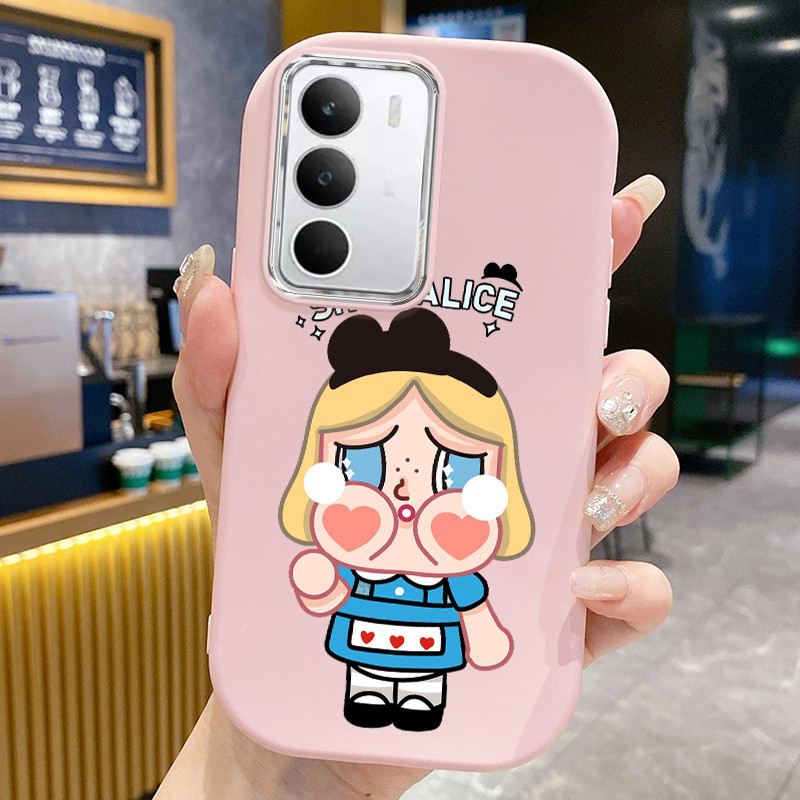 Casing Hp Untuk Realme C71 4G Case Casing Boneka wanita kartun pola Kesing HP Cesing bulat gemuk Kas