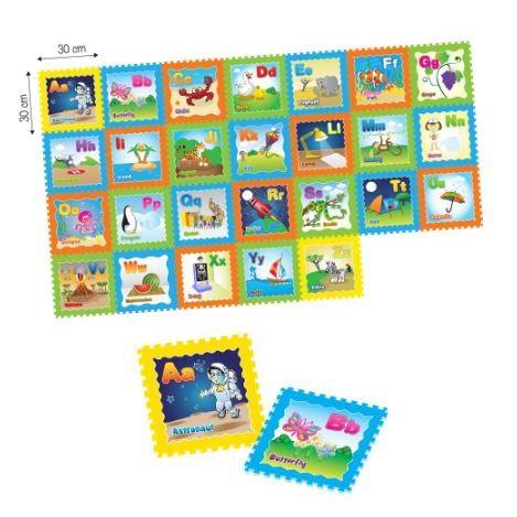 Evamats Unimats Abjad Printing Abc Puzzle Printing Alphabet Puzzle