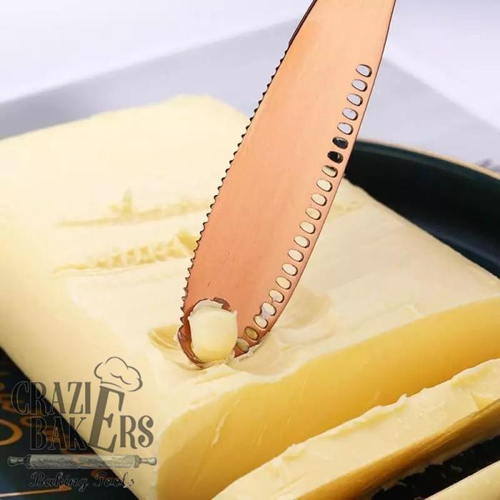 Pisau Mentega Serbaguna Stainless Steel Butter Cutter Spreader Co