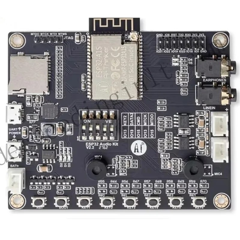 ESP32-Audio-Kit ESP32-A1S 4MB or 8MB Dual-Antenna WiFi+ Bluetooth Module with ESP32 Serial Port to