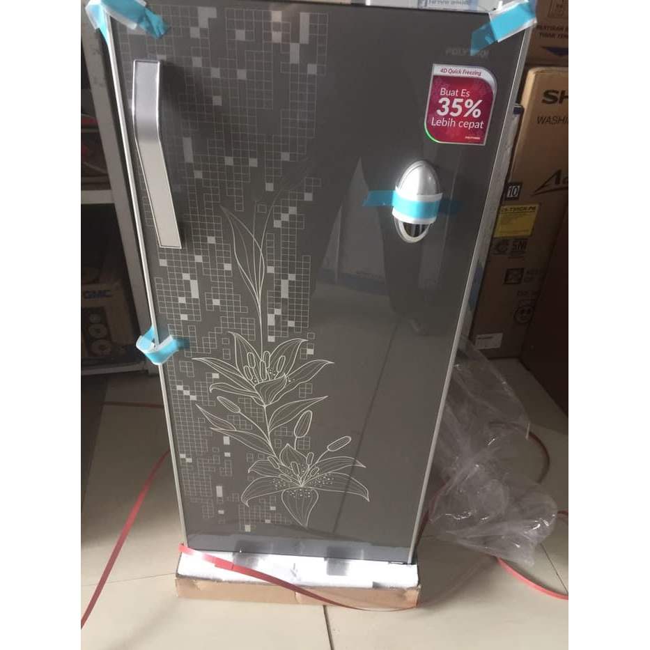 kulkas polytron KULKAS 1 PINTU POLYTRON PRD 18 LYS NEW MODEL BARU + DISPENSER (KHUSUS WILAYAH BANDUN