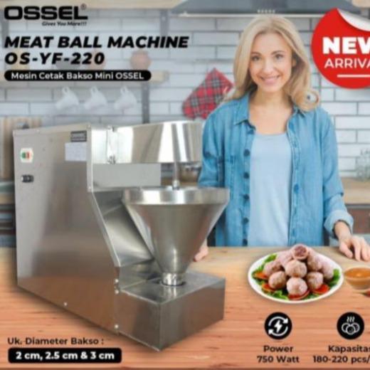 Mesin Cetak Bakso Mini Meatball Maker R220 OSSEL - Cetak Bakso
