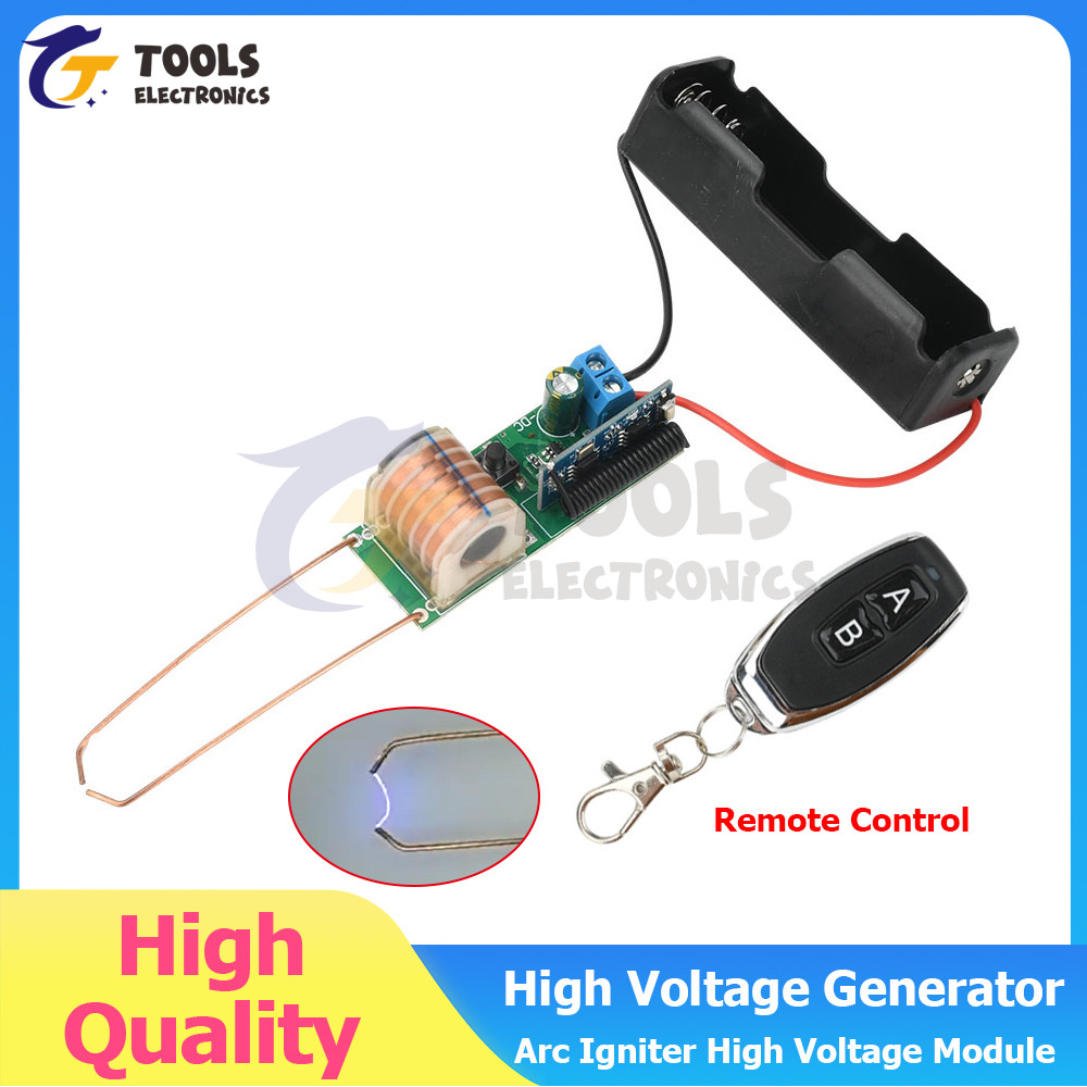 FLASH SALE    DC 3.7V Arc Igniter High Voltage Module Remote Control Arc Igniter Lighter High Voltag