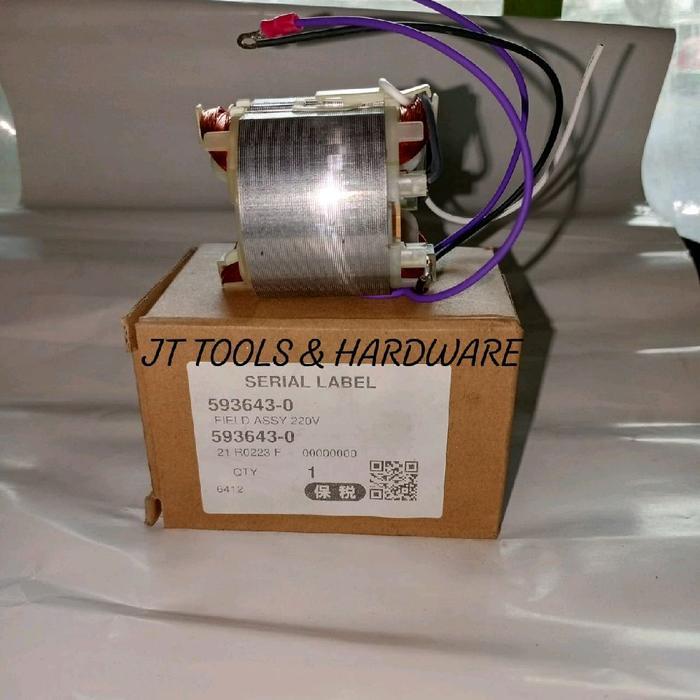 Stator / Field Mesin Bor Makita 6412 Asli / Ori