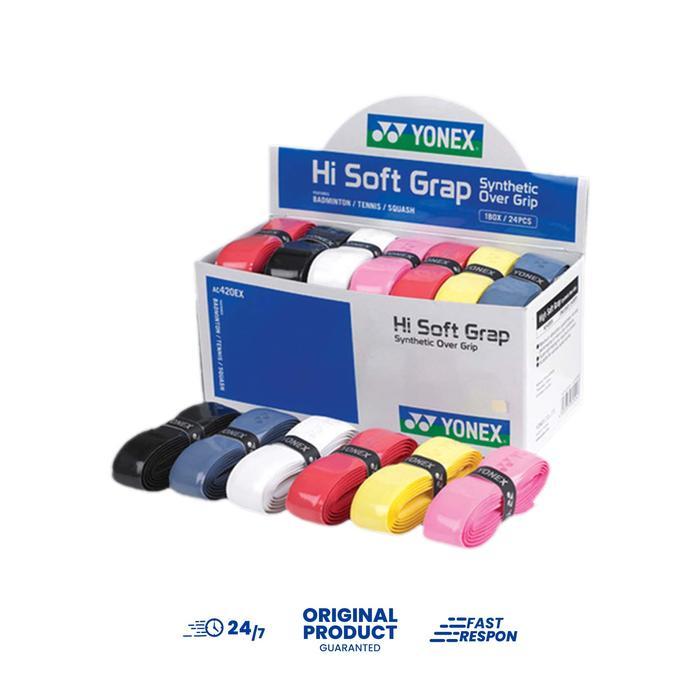 Grip Karet Raket Badminton Tennis Yonex Ac420Ex Over Grip Original