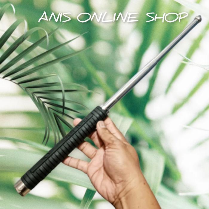 "New" baton police stick / tongkat stik polisi 2 grip / pentungan besi